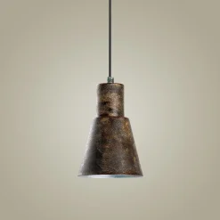 Riippuvalaisin Linento Lighting KONIKKEM-6362-RETRO, Ø14cm, tummanruskea