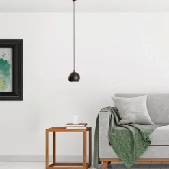 Riippuvalaisin Linento Lighting TOP-15-242-RETRO, Ø15cm, tummanruskea