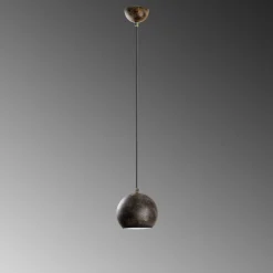 Riippuvalaisin Linento Lighting TOP-15-242-RETRO, Ø15cm, tummanruskea
