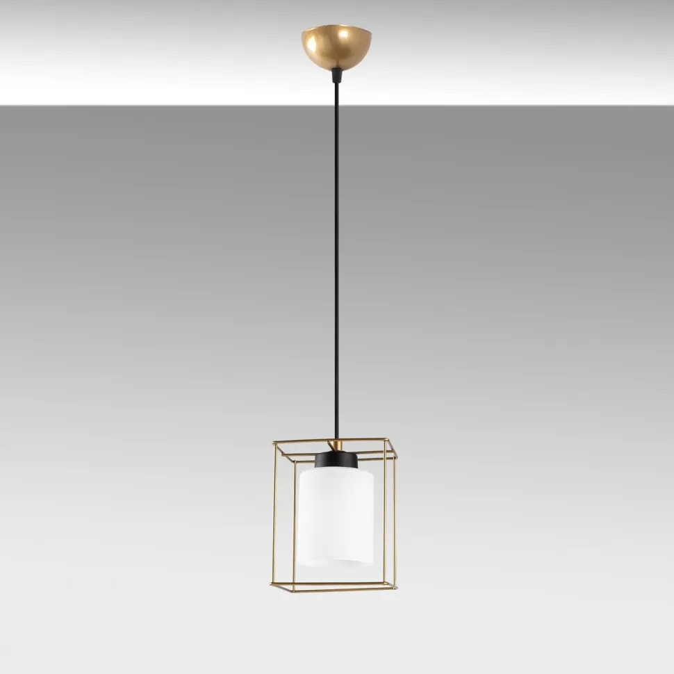 Riippuvalaisin Linento Lighting Swank-702-6, Ø15cm, kulta
