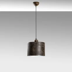 Riippuvalaisin Linento Lighting DUZ-195RETRO-1, Ø20cm, tummanruskea