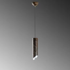 Riippuvalaisin Linento Lighting KESIKBORU-MR-976-RETRO, Ø8cm, tummanruskea