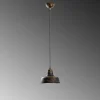 Riippuvalaisin Linento Lighting MEMATI-181RETRO-1, Ø19cm, tummanruskea
