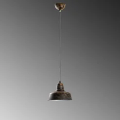 Riippuvalaisin Linento Lighting MEMATI-181RETRO-1, Ø19cm, tummanruskea