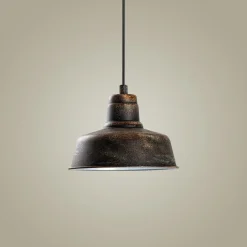 Riippuvalaisin Linento Lighting MEMATI-181RETRO-1, Ø19cm, tummanruskea