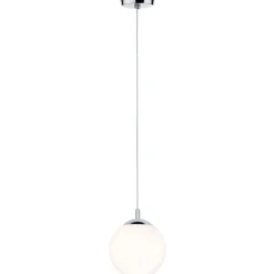 Riippuvalaisin Paulmann Globe, IP44, E27, himmennettävä, kromi
