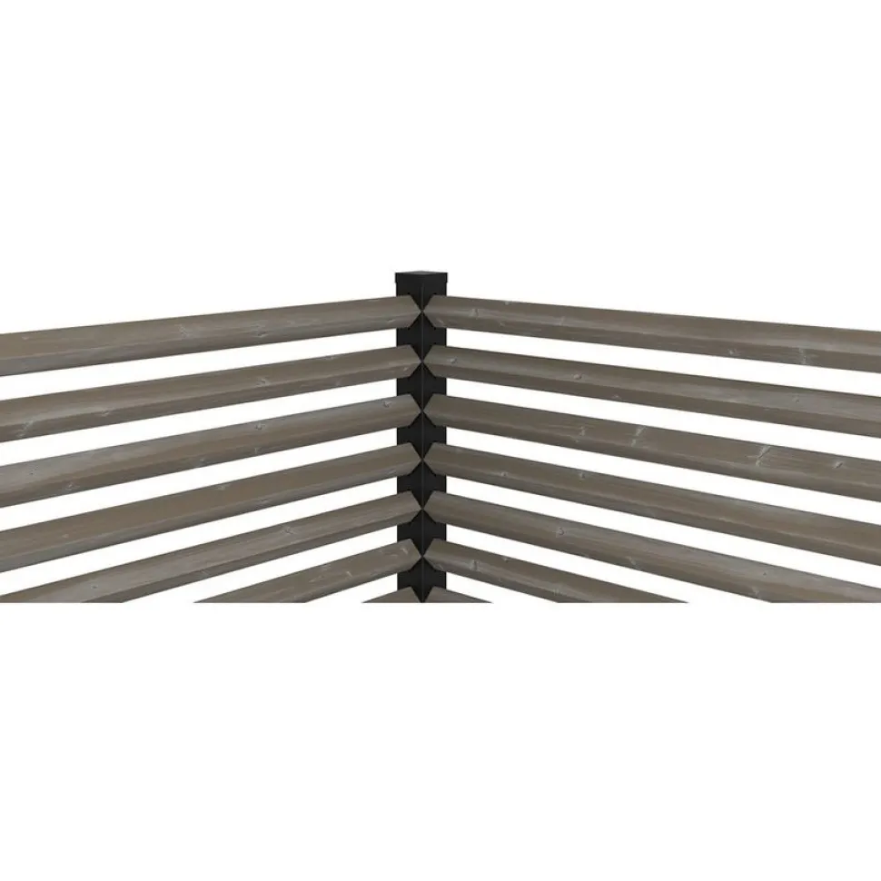Rima Jabo Öckerö Linax 1490x45x45mm, harmaa, 4kpl