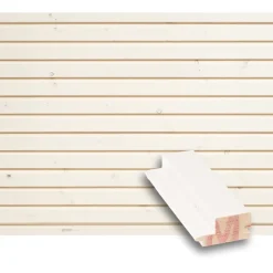Rimapaneeli Tuuli Indoor 28x58x4200mm, kuusi, valkolakattu
