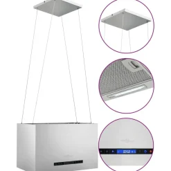 Ripustettava liesituuletin LCD 55 cm ruostumaton teräs