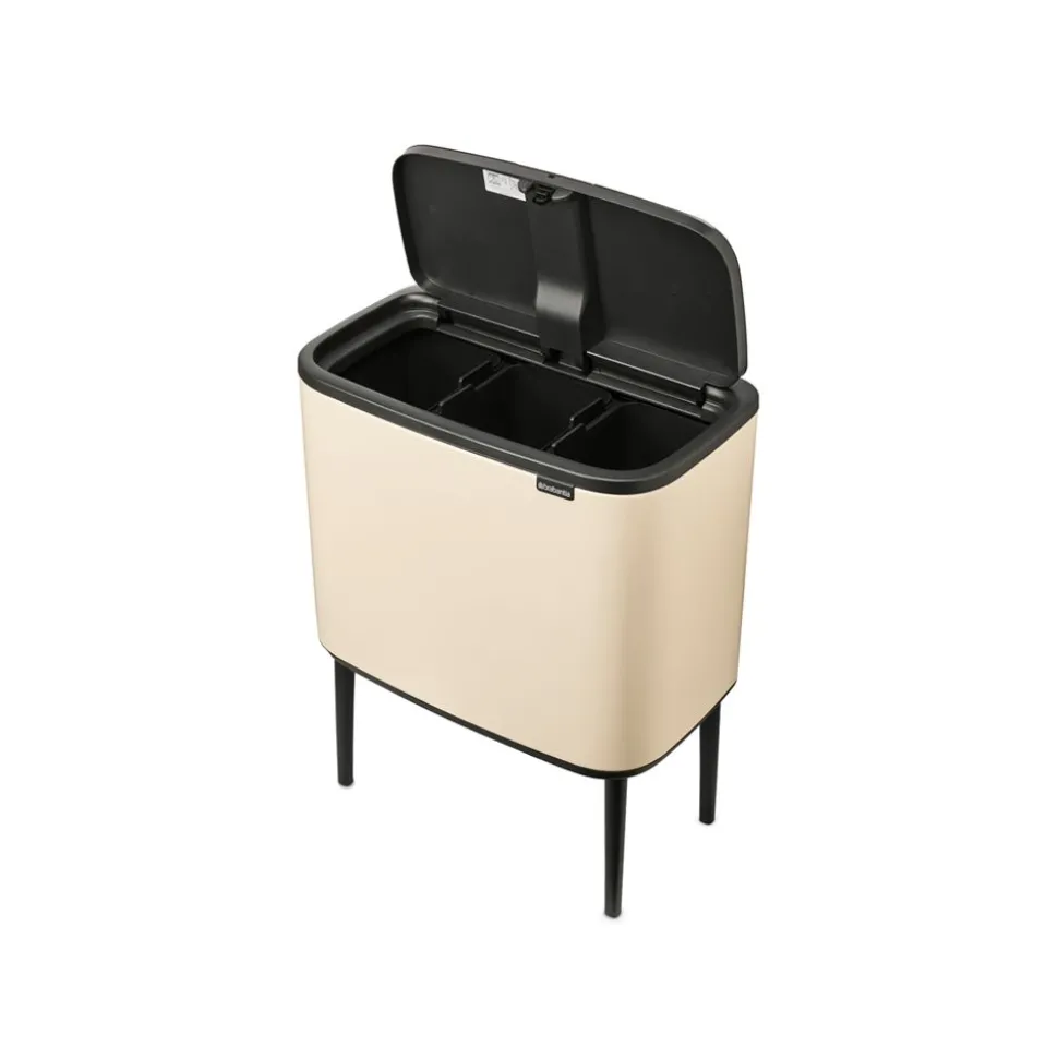 Roska-astia Brabantia Bo Touch Bin 3x11L Soft Beige