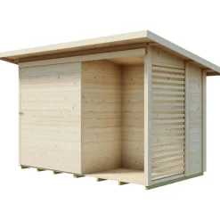 Roskakatos/pihavarasto Luoman Lillevilla 660 Ookila, 5.1m², liukuovella
