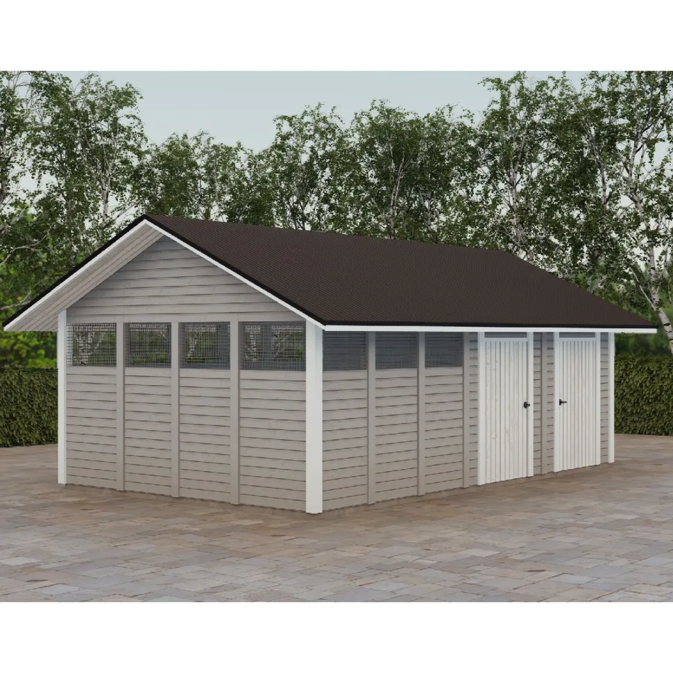 Roskakatos Timburg RK30V, 7040x4236mm, 29.8m², puuvalmis