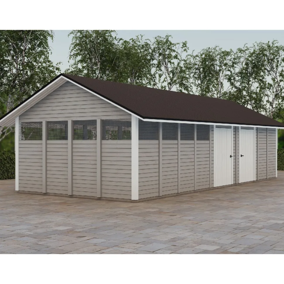 Roskakatos Timburg RK43V, 10040x4236mm, 42.5m², puuvalmis