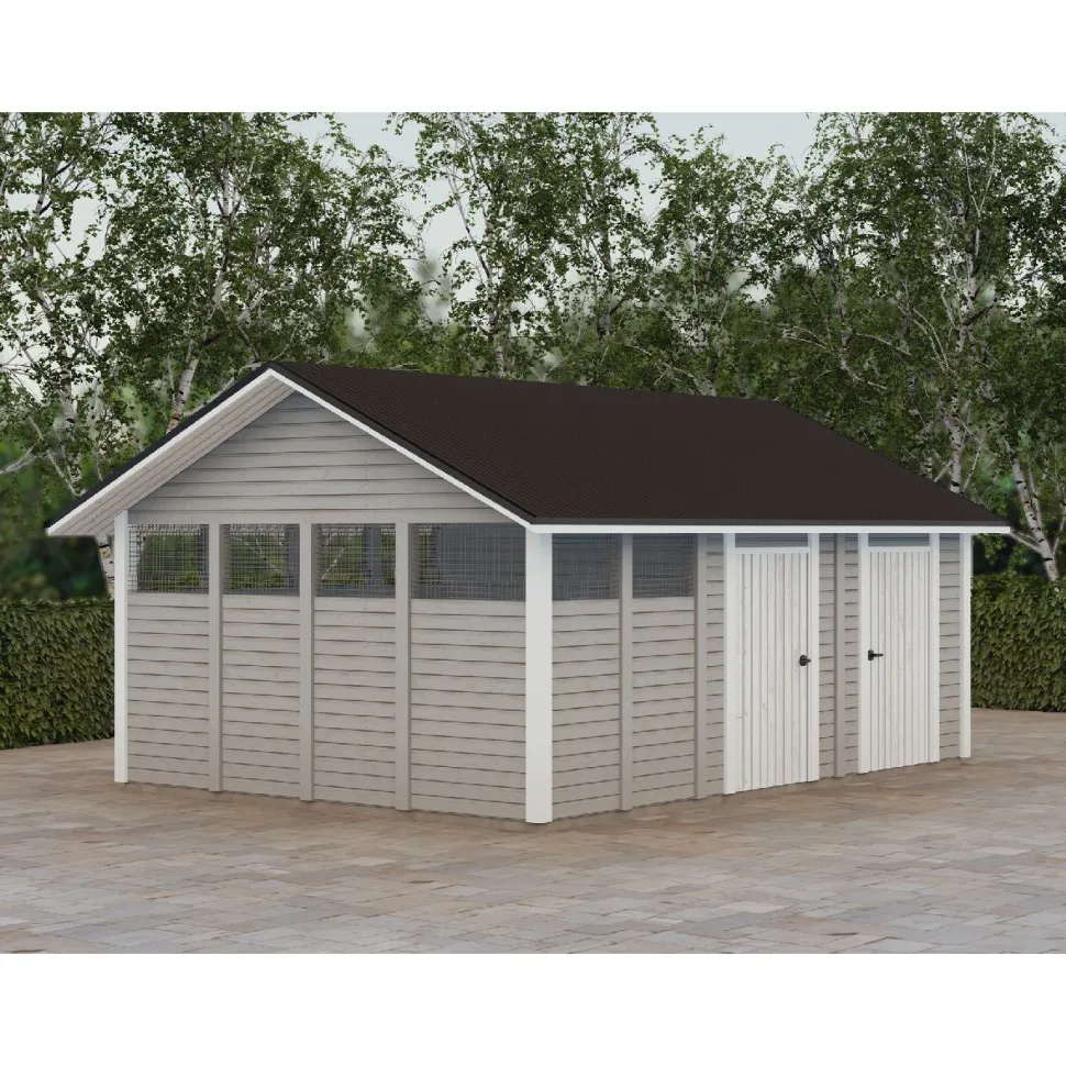 Roskakatos Timburg RK25V, 6040x4236mm, 25.6m², puuvalmis