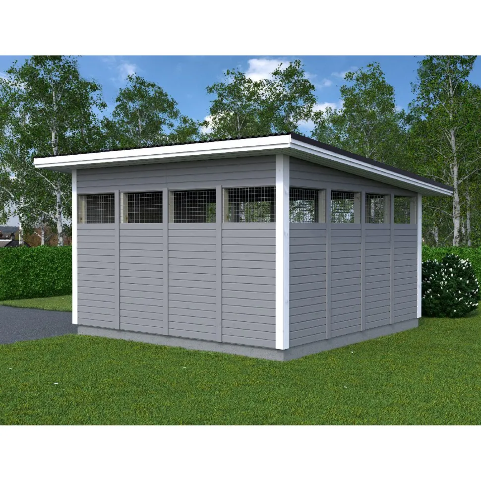 Roskakatos Timburg RK17, 4040x4236mm, 17.1m², puuvalmis