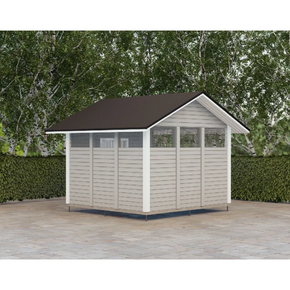 Roskakatos Timburg RK10, 3040x3226mm, 9.7m², puuvalmis