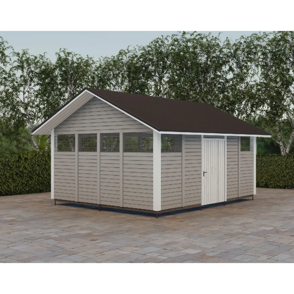 Roskakatos Timburg RK21, 6040x3236mm, 21.3m², puuvalmis