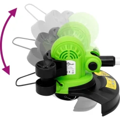 ruohotrimmeri Teleskooppivartinen sähkökäyttöinen 29 cm 550 W (49208)