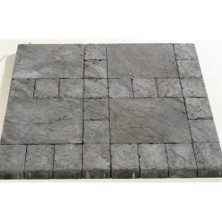 Rustiikkilaatta Rudus 418x418x60mm musta