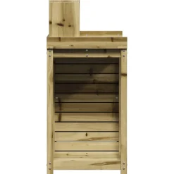 Ruukutuspöytä hyllyllä, 82,5x50x109,5 cm, eri värejä (33976)