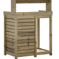 Ruukutuspöytä hyllyllä, 82,5x50x109,5 cm, eri värejä (33976)