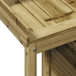 Ruukutuspöytä hyllyllä, 82,5x50x109,5 cm, eri värejä (33976)