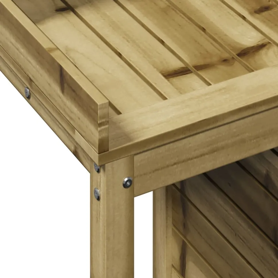 Ruukutuspöytä hyllyllä, 82,5x50x109,5 cm, eri värejä (33976)