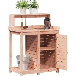 Ruukutuspöytä hyllyllä, 82,5x50x109,5 cm, eri värejä (33976)