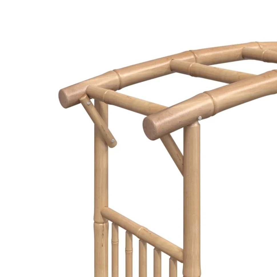 Ruusukaari bambu 118x40x187 cm