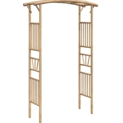 Ruusukaari bambu 118x40x187 cm