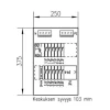 Ryhmäkeskus pinta UTU Pointer 3412J V 35A IP30 PS