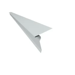 Räystäslista taittuva Ruukki Classic pystysaumakatteille, 3m, Pural BT matta, eri värejä