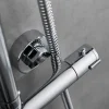 Sadesuihkusetti Bathlife Glimma, termostaattihanalla, hierova suihku, suihkupää ⌀200mm, kromi