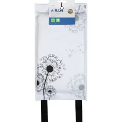 Sammutuspeite Airam, 1.2x1.8m, kuvioitu valkoinen/musta