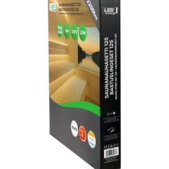 Saunanauhasetti LED Energie 125, 2.5m, 2700K, 10W/m, IP44/65, 2200lm, himmennettävä, valkoinen