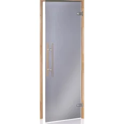 Saunan lasiovi Andres Glass Light Premium, leppäkarmi, eri kokoja, eri värejä