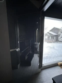 Saunan lasiovi Harvia mäntykarmi eri kokoja ja värejä