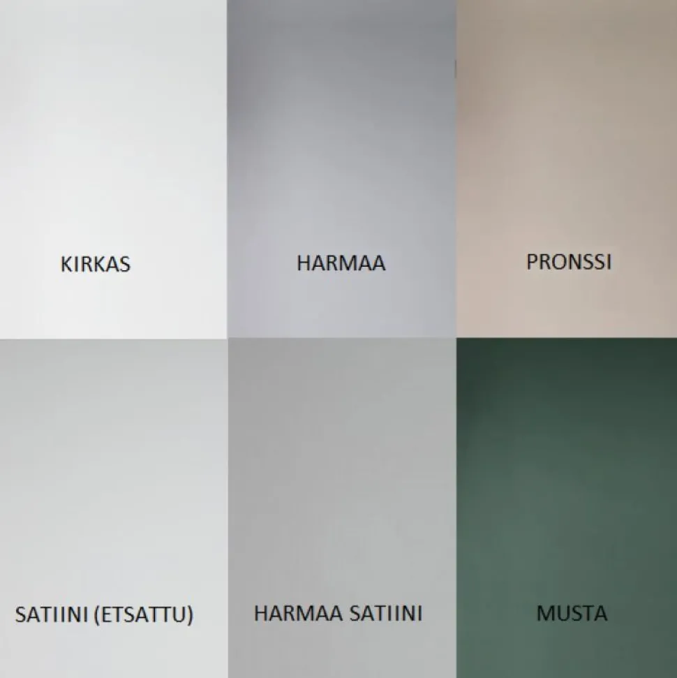 Saunan lasiseinä Vihtan 5 ovi + ylälasi + sivulasi rst jaloilla harmaa