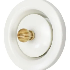 Saunan poistoilmaventtiili Pisla 280 Ø 100 mm valkoinen