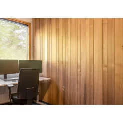 Saunapaneeli/sisustuspaneeli Tuuli Sauna STS4 18x95mm, jättiläistuija, puuvalmis