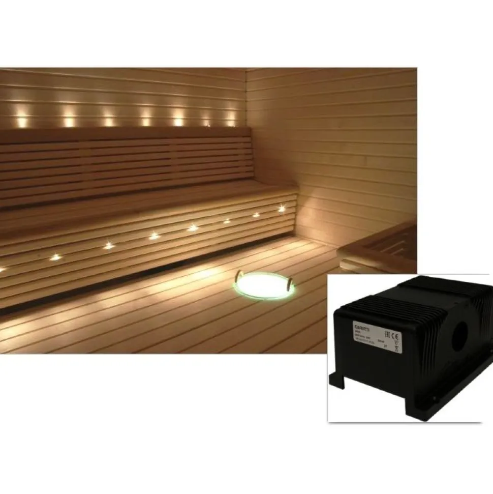 Saunavalaistussarja Cariitti VPAC-1527-N211 4-6 m² + LED-projektori + 11 valokuitua