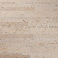 Sauvamosaiikki Qualitystone Crema Light, kiiltävä, verkolla, vapaa mitta