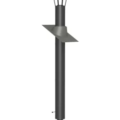 Savupiippu/takan piippu Jeremias 3m, Ø130mm, musta