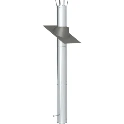 Savupiippu/takan piippu Jeremias 3m, Ø180mm, rst
