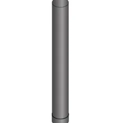 Savuputki/hormi Harvia 1,0 m/115 mm Musta