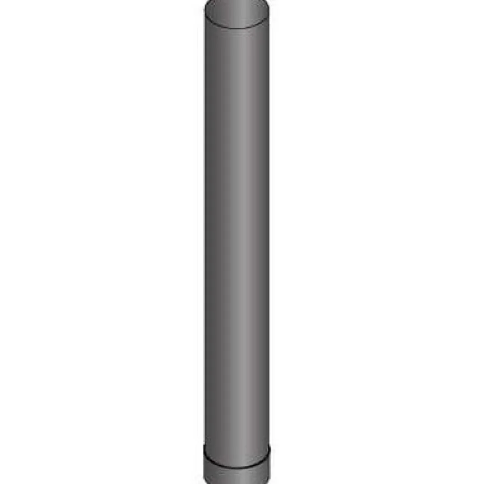 Savuputki/hormi Harvia 1,0 m/115 mm Musta