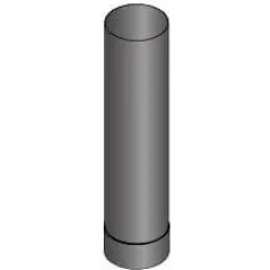 Savuputki/hormi Harvia 0,5 m/115 mm Musta