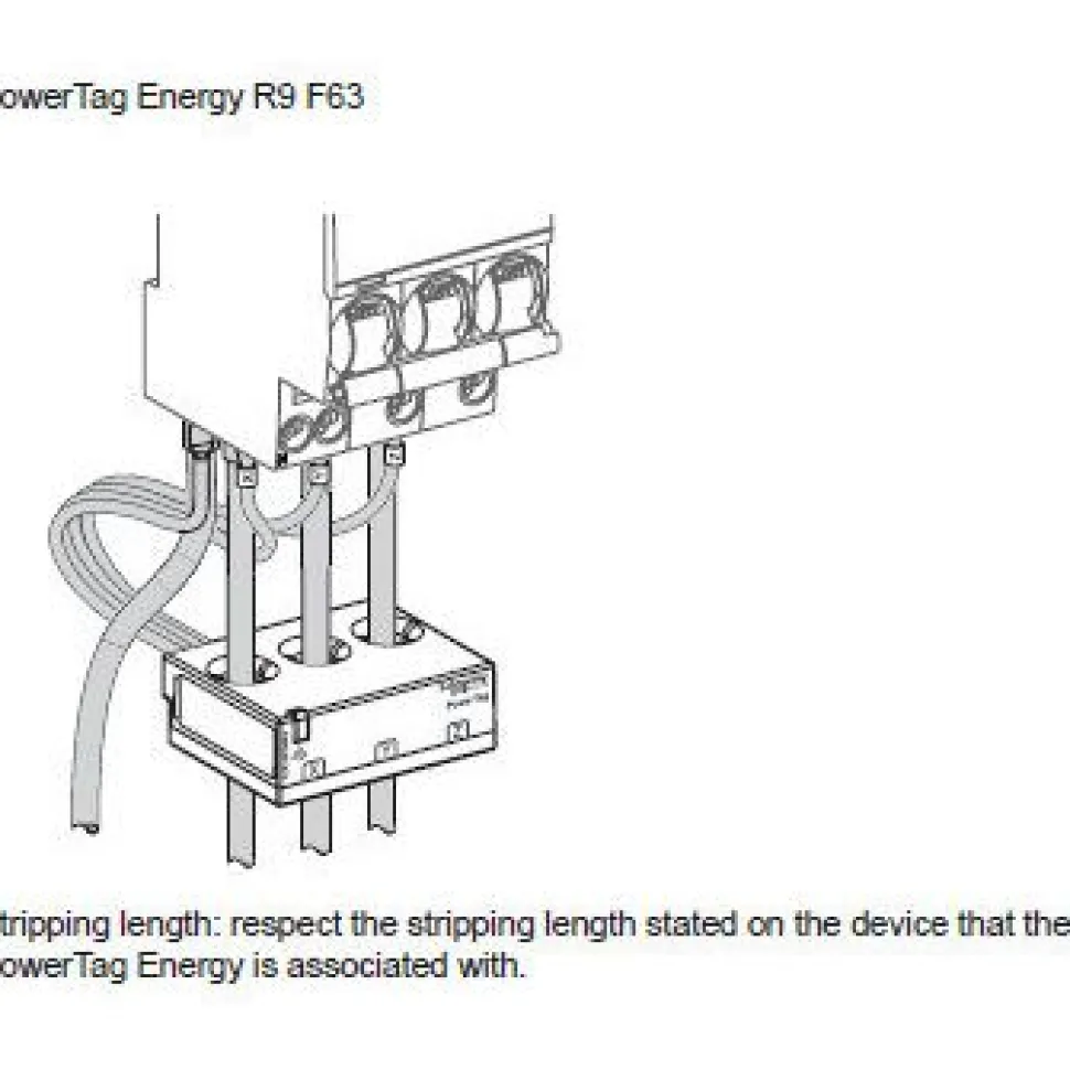 Schneider Electric Wiser PowerTag E Energiamittari 1P+N Flex