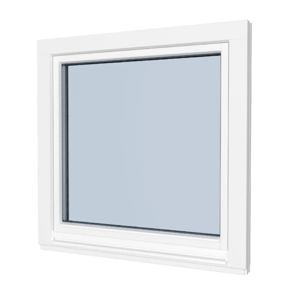 Seicom Classic DK 2K 2-lasinen kippi-ikkuna, puu, leveys 710-1100mm