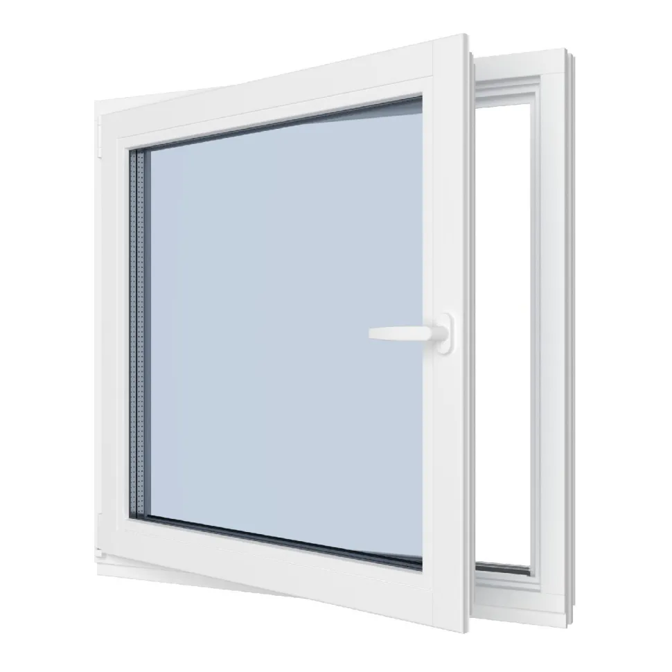 Seicom Classic DK 2K 2-lasinen kippi-ikkuna, puu, leveys 710-1100mm